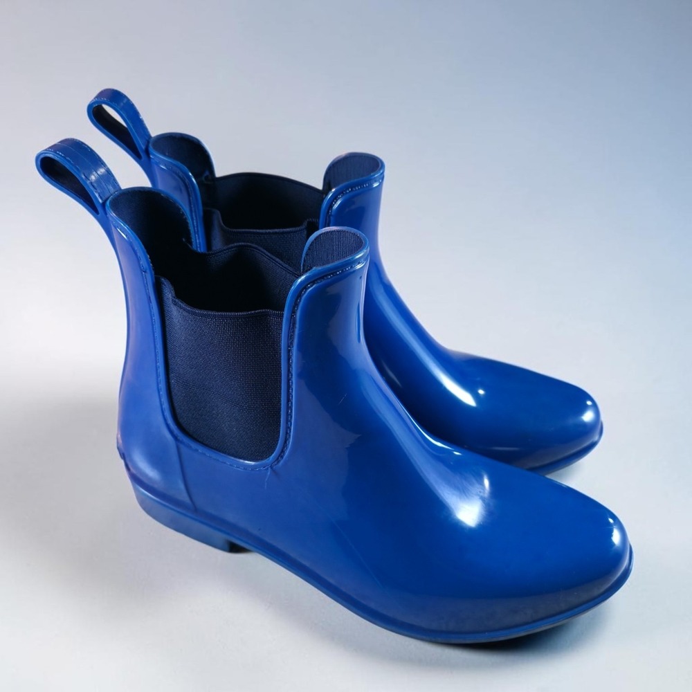 Lauren Ralph Lauren Rain Chelsea Boots Waterproof Womens Size 9 Royal Blue